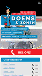 Mobile Screenshot of doensenzonen.be